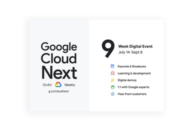 Google Next OnAir 2020: Productivity & Collaboration sessies